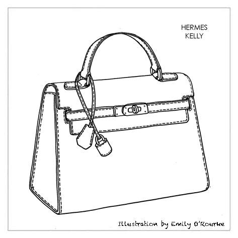 disegno borsa hermes spiritosa|borse hermes donna.